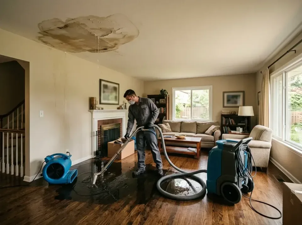 attic-pipe-burst-ceiling-drip-008 — frequently asked questions, Water Damage Restoration & Carpet Care in North East, MD
